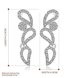 Wholesale Trendy Women Drop Earring Wedding Band Jewelry Leave&Water Drop Shape Earring AAA Cubic Zirconia New Fashion Bridal Accessories TGSPE009 0 small