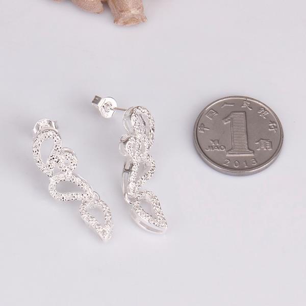 Wholesale Trendy Women Drop Earring Wedding Band Jewelry Leave&Water Drop Shape Earring AAA Cubic Zirconia New Fashion Bridal Accessories TGSPE009 11