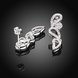 Wholesale Trendy Women Drop Earring Wedding Band Jewelry Leave&Water Drop Shape Earring AAA Cubic Zirconia New Fashion Bridal Accessories TGSPE009 1 small