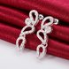 Wholesale Trendy Women Drop Earring Wedding Band Jewelry Leave&Water Drop Shape Earring AAA Cubic Zirconia New Fashion Bridal Accessories TGSPE009 2 small