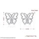 Wholesale Fashion earrings from China Butterfly shape Small Hoop Earring For Girls Wome Beautiful Jewelry   TGSPE071 0 small