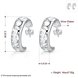 Wholesale Hot selling jewelry from China Classic Hollow Out Flower Silver Big Hoop Earrings for Women Statement Earrings TGSPE109 0 small