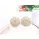 Wholesale Fashion Women Lady Elegant Clover Flower Crystal Stud Earring  summer new style earrings For Women Girl Jewelry VGE002 2 small