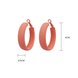 Wholesale Fashion Candy Color Sexy Big Circle Hoop Earrings For Women Green Orange  Earring Wedding Party Jewelry VGE005 3 small