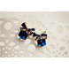 Wholesale 2020 New jewelry fashion Gold Color Bowknot Cube Crystal Earring Square bow Earrings for Women Pretty gift VGE011 3 small