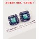 Wholesale 2020 New fashion jewelry  Square Diamond Stud Earrings For Women Fine Jewelry VGE012 0 small