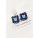 Wholesale 2020 New fashion jewelry  Square Diamond Stud Earrings For Women Fine Jewelry VGE012 1 small