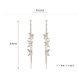 Wholesale Korean Temperament Elegant Long Tassel Earrings Cute Flying Butterfly Pendant Earrings Fashion Wild Female Jewelry Gift For Girl VGE013 2 small