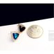 Wholesale New Fashion wholesale Jewelry Rhinestones Crystal Triangle Dazzling Stud Earring For Women Gift Girls VGE014 1 small