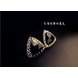 Wholesale New Fashion wholesale Jewelry Rhinestones Crystal Triangle Dazzling Stud Earring For Women Gift Girls VGE014 2 small