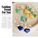 Wholesale Korean Style Bowknot Heart Earrings For Women Fashion Stylish Sweet Cute Stud Earrings Vintage Jewelry   VGE015 1 small