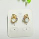 Wholesale Korean Style  Leaves Earrings For Women Fashion Stylish Sweet Cute Stud Earrings Jewelry VGE022 0 small