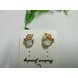 Wholesale Korean Style  Leaves Earrings For Women Fashion Stylish Sweet Cute Stud Earrings Jewelry VGE022 1 small