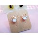 Wholesale Korean Style  Leaves Earrings For Women Fashion Stylish Sweet Cute Stud Earrings Jewelry VGE022 3 small