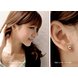 Wholesale Classical Popular Style Stud Earrings for Women High Quality Clear White Zircon Stone Luxury earrings VGE024 0 small