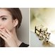 Wholesale Classical Popular Style Stud Earrings for Women High Quality Clear White Zircon Stone Luxury earrings VGE024 4 small