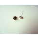 Wholesale KISSWIFE 2020 New Elegant wholesale jewelry black rose Flower Ladies Gold Earrings VGE026 2 small