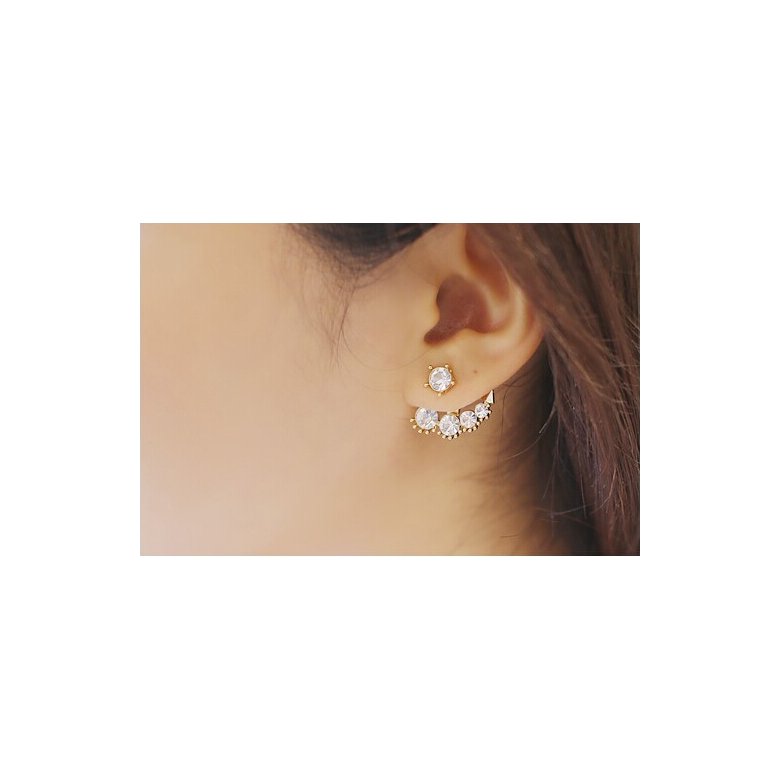 Wholesale 2020 New fashion jewelry for Women Pretty gift Asymmetrical Pearl Drop Earrings VGE028 1