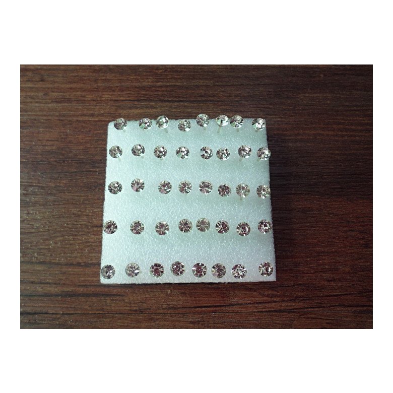 Wholesale 20PCS Transparent Plastic Beads With Hole Ear Stud For Jewelry VGE030 2