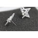 Wholesale Fashion Jewelry Elegant Star Pearl Earrings White zircon Pearl Stud Earrings Wedding Party Earrings For Women VGE034 1 small