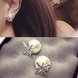 Wholesale New Fashion Simple Star Round Ball Pearl Stud Earrings For Women Wedding Jewelry Bridal Engagement Earrings Gifts VGE040 3 small