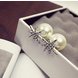 Wholesale New Fashion Simple Star Round Ball Pearl Stud Earrings For Women Wedding Jewelry Bridal Engagement Earrings Gifts VGE040 4 small