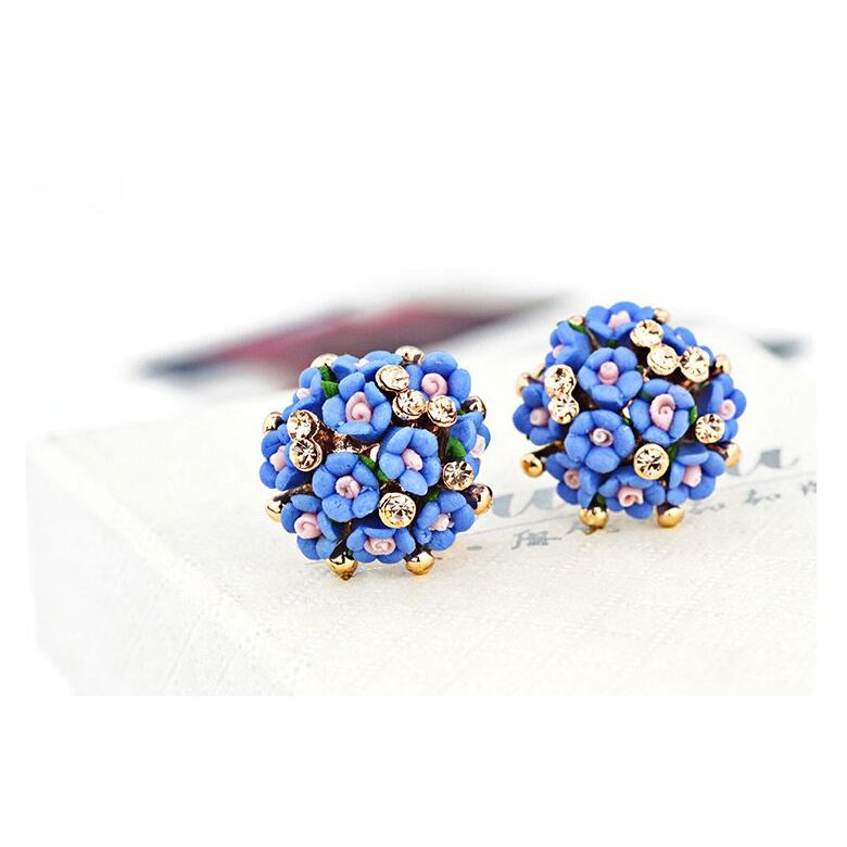 Wholesale New Fashion  jewelry Flower Earring For Women Vintage Jewelry VGE041 4