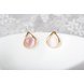 Wholesale New Vintage Round  Opal Stone Big Stud Earrings For Women fashion Temperament jewelry VGE042 0 small