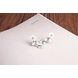 Wholesale New  Elegant Shell Pearl Flower Drop Earrings For Women Fashion Crystal Girls Jewelry  VGE043 0 small