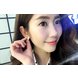 Wholesale Sweet pink  Butterfly Stud Earrings Delicate Gold Color Mini Ear Studs Trendy Ear Nails For Women Girls Jewelry Gift VGE046 0 small