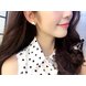 Wholesale Sweet pink  Butterfly Stud Earrings Delicate Gold Color Mini Ear Studs Trendy Ear Nails For Women Girls Jewelry Gift VGE046 1 small