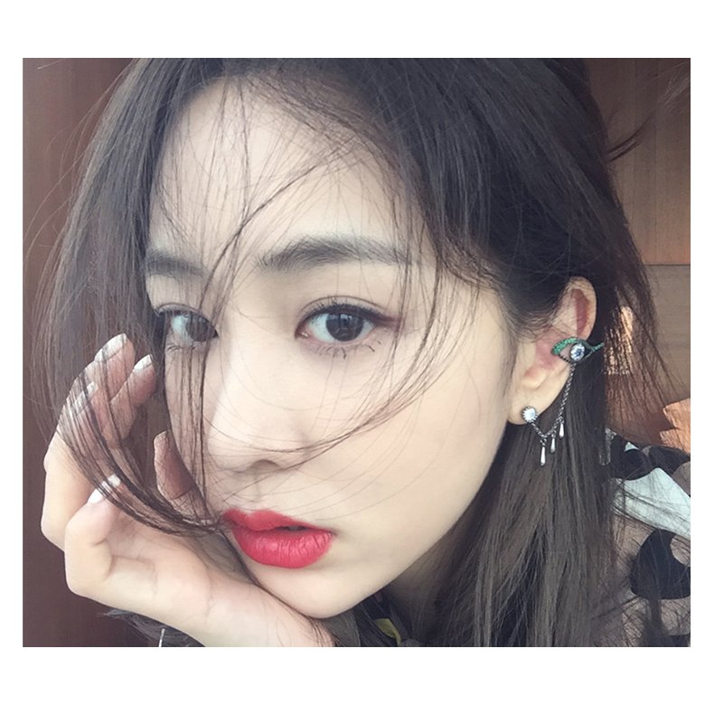 Wholesale Cute Eye Stud Earrings Set Luxury Brand Design  Crystal Eye Sets Earrings For Women Fashion Jewellery VGE050 0