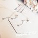 Wholesale Fashion Simple Pearl Earrings with  Zircon Women Long Wavy Ear Line Tassel Earring Wedding Party Jewelry Gifts VGE054 1 small