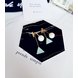 Wholesale Asymmetry Fashion 1 Pair Triangle Different pearl Women's Earrings Korean Style Earrings Jewelry Crystal Earrings  VGE055 2 small