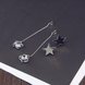 Wholesale  Exquisite Pentagram Drop Earrings for Women Long Star Crystal Dangle Earrings Fashion Jewelry Gifts VGE059 0 small