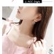 Wholesale Charmsmic Pearl Heart Dangle Earrings For Women Geometric Drop Earrings New Korean Fashio Lady Wedding Jewelry 2020 VGE074 1 small