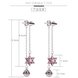 Wholesale Crystal Vintage Star Women Dangle Earrings Asymmetric Star Girl With Long Earrings For Women Drops Earrings Tassel Earrings VGE084 3 small