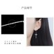 Wholesale Long Drop Earring Imitation Pearl Geometric Cross Earring Dangle Earrings For Women Girl Wedding Party Jewelry Gift 2020 Hot New VGE086 3 small