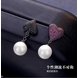 Wholesale Charmsmic Pearl Heart Dangle Earrings For Women Geometric Drop Earrings New Korean Fashio Lady Wedding Jewelry 2020 VGE087 0 small