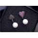 Wholesale Charmsmic Pearl Heart Dangle Earrings For Women Geometric Drop Earrings New Korean Fashio Lady Wedding Jewelry 2020 VGE087 1 small