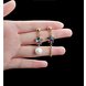 Wholesale Elegant imitation pearl colorful Star Long Tassel earring  Fashion Personality Pendant High Quality VGE088 1 small