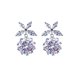 Wholesale Fashion Cute Exquisite Flower Crystal Earings White Zircon For Women Jewelry Wedding Party Gifts VGE089 0 small