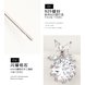 Wholesale Fashion Cute Exquisite Flower Crystal Earings White Zircon For Women Jewelry Wedding Party Gifts VGE089 1 small