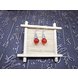 Wholesale Natural gem earrings vintage tibetan earrings for women red onyx ethnic fine jewelry women gift VGE095 2 small