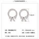 Wholesale 2020 New hot fashion high-quality zircon bow  stud earrings silver needle earrings party jewelry VGE097 0 small