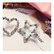 Wholesale New Arrival  color Crystal Trendy Star heart  Women Dangle Earrings fashion Jewelry  VGE108 1 small