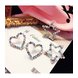 Wholesale New Arrival  color Crystal Trendy Star heart  Women Dangle Earrings fashion Jewelry  VGE108 4 small