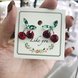 Wholesale Cute Red Cherry Crystal Earring 2020 New Romantic Sweet Fruit Geometric Korean Earrings for Women Girl Party Delicate Jewelry VGE110 4 small