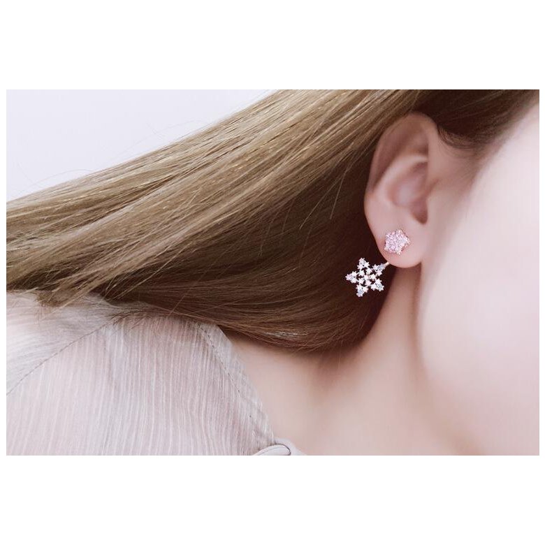 Wholesale 2020 Korean New Fashion Exquisite Star heart Pearl Earrings Simple Small Earrings Elegant Women's Versatile Jewelry VGE112 1