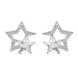 Wholesale Zircon Pentagram star Stud Earrings High Quality Jewelry For Women Silver Color Earrings Party Jewelry Gifts VGE114 0 small